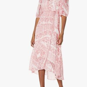 CALVIN KLEIN MAXI WRAP FRONT TIE FRONT DRESS SIZE‎ 14in